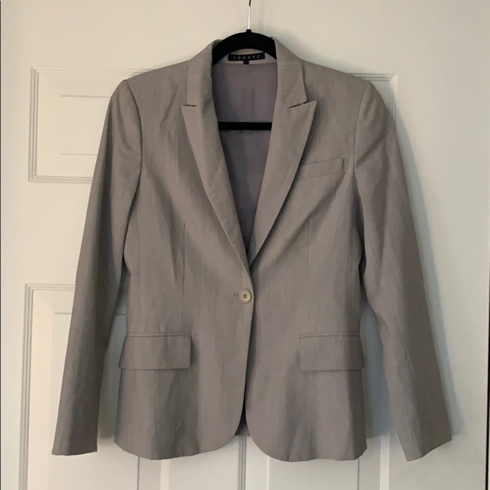 THEORY grey blazer